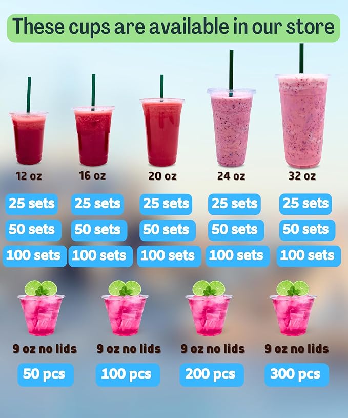 Cappatua 16 oz Clear Plastic Cups - Image 5