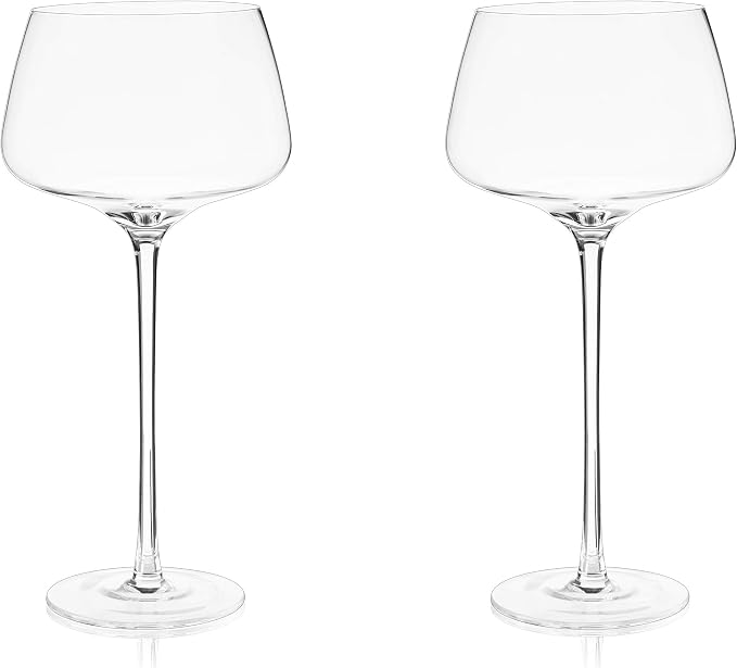 Viski Angled Stemmed Cocktail Glasses - Image 8