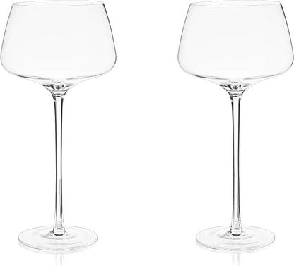 Viski Angled Stemmed Cocktail Glasses - Image 8