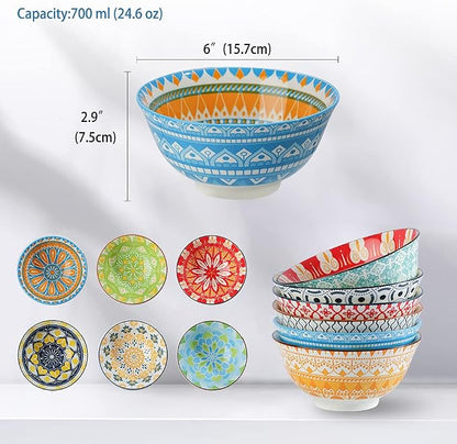 Cereal Bowls Porcelain 23 oz - Image 2