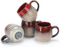 CosyCorner Ceramic Coffee Mugs Set, 17 oz Large Coffee Cups by CosyCorner