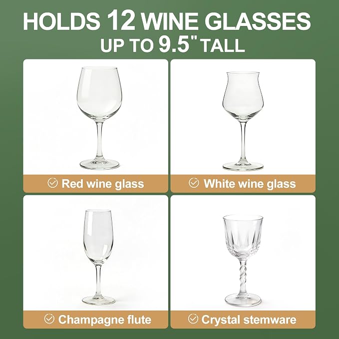 LotFancy Stemware Storage Container - Image 6