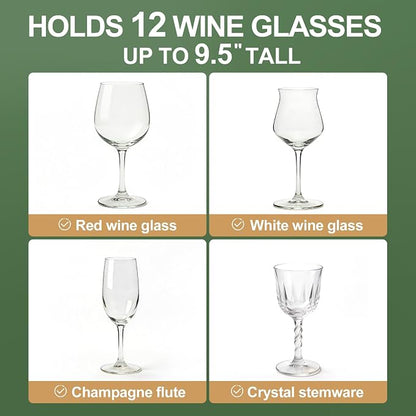 LotFancy Stemware Storage Container - Image 6