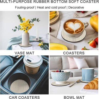 Modern Geometric Coasters Set of 2 Absorbent Coasters - Image 7
