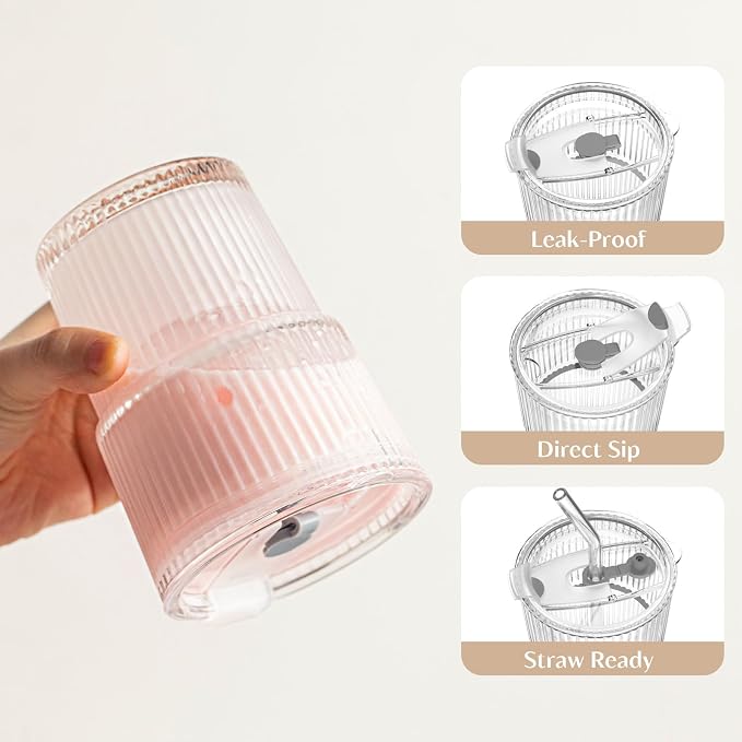INSETLAN 13oz Glass Tumbler - Image 5