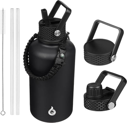 BJPKPK 64oz Insulated Water Bottle, Half Gallon Water Jug by BJPKPK