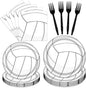 Rakuto Volleyball Party Tableware Decorations, Sports Theme Birthday Baby by Rakuto