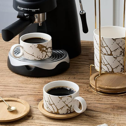LUKA Porcelain Espresso Cup - Image 7