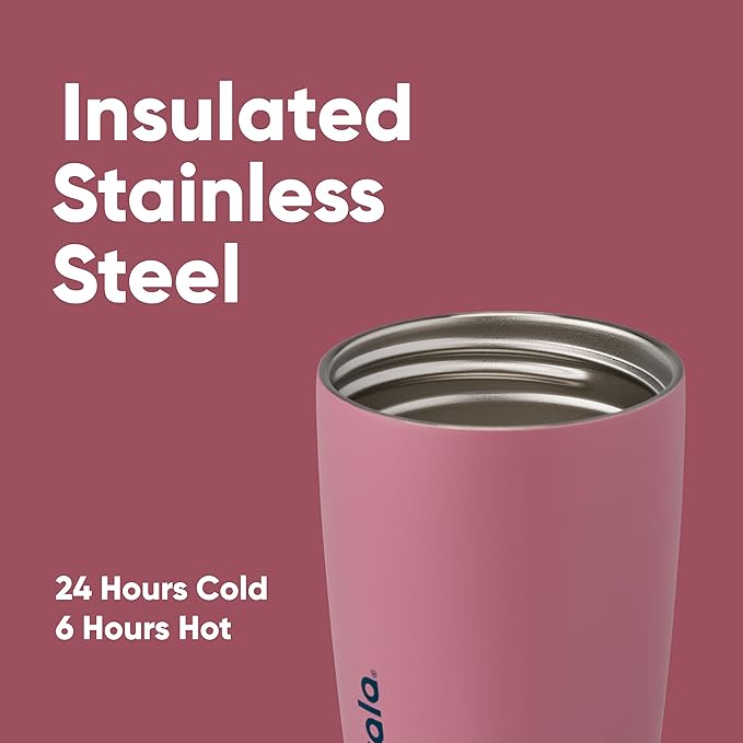 Owala SmoothSip Slider Insulated Stainless Steel Coffee Tumbler, Reusable Iced - Image 4