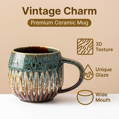 Large Ceramic Coffee Mug - 13oz Tea Cup - Image 3