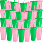 Honeydak 30 Pack Tumbler with Straw and Lid Bulk Cups by Honeydak