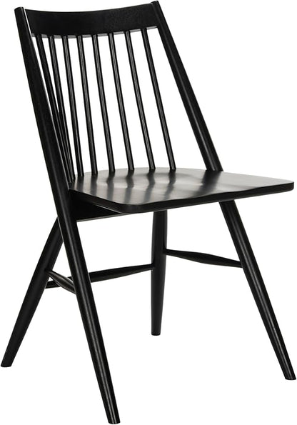 Safavieh Home Collection Wren Black 19-inch Spindle Dining Chair (Set of 2)
