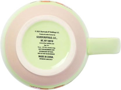 Silver Buffalo Strawberry Shortcake Custard, Clay Base Ceramic Mug, 16oz | Life - Image 4