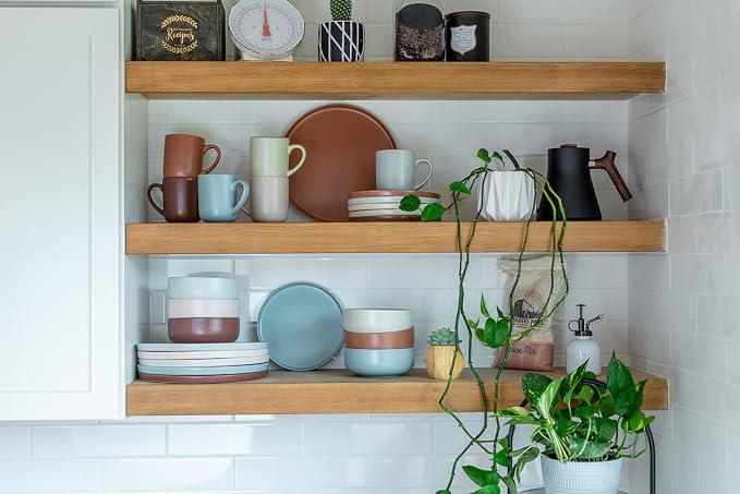Everything Kitchens Modern Flat Dinnerware Collection - Image 5
