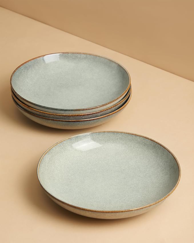 Pasta Bowls of 4, 32 Oz Salad Bowls Soup Bowls, Large Pasta Serving Bowl - Image 6