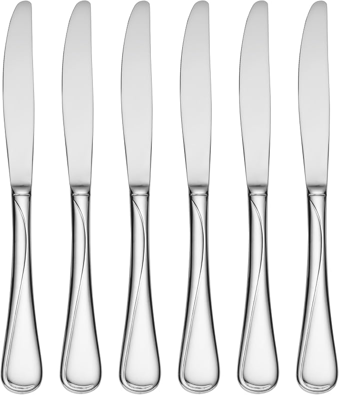 Oneida Silverware Set, Flight Everyday Flatware Dinner Knives Set, Service by Oneida