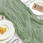 IVAPUPU Sage Green Table Runner 120 Inches by IVAPUPU