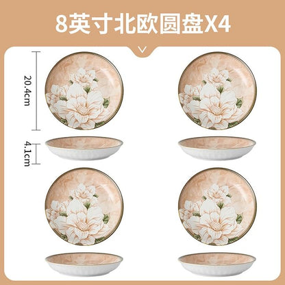 Japanese-style personalized household ceramic tableware, restaurant matching - Image 2