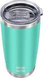 WETOWETO 20oz Insulated Stainless Steel Tumbler, Double Wall Vacuum Leak-proof by Wetoweto