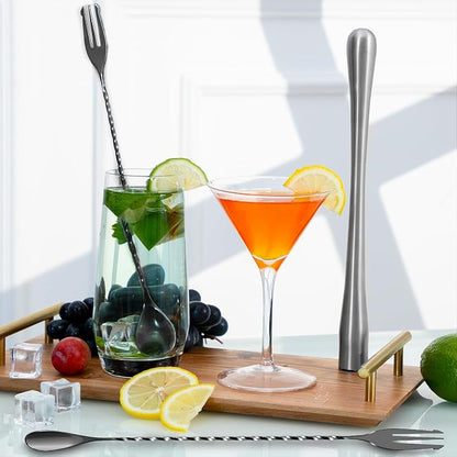 Bar Spoon Cocktail Mixing Stirrers, 12” - Image 6