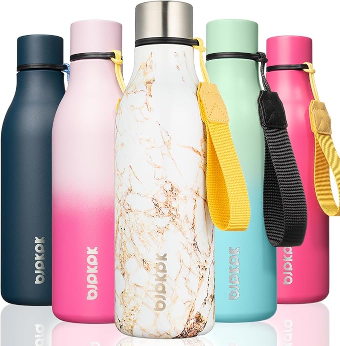 BJPKPK 18oz Insulated Water Bottle, Stainless Steel Bottle by BJPKPK
