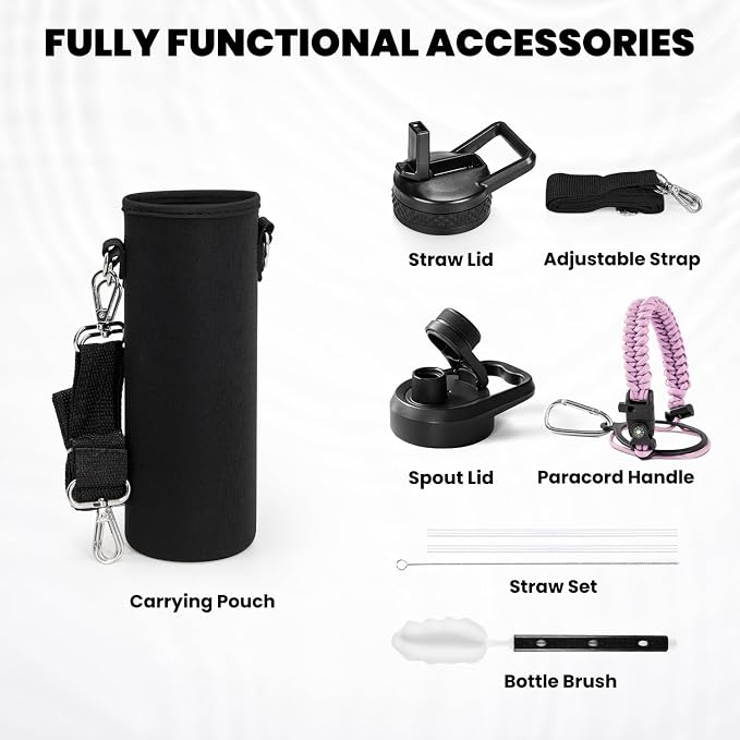 RAYMYLO Insulated Water Bottle 20 oz, Triple Wall Vacuum Stainless Steel | - Image 6