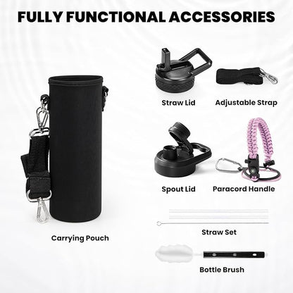 RAYMYLO Insulated Water Bottle 20 oz, Triple Wall Vacuum Stainless Steel | - Image 6