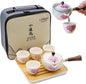 LURRIER Porcelain Chinese Gongfu Tea Set, Portable Teapot Set by LURRIERUS