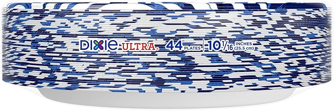 Dixie Ultra, Large Paper Plates, 10 Inch, 3X Stronger*, Heavy Duty, - Image 8