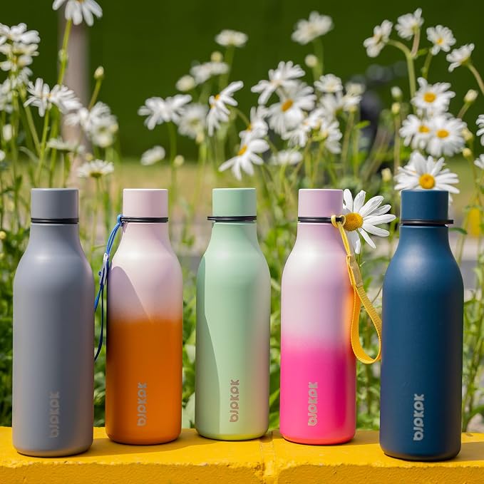 BJPKPK 18oz Insulated Water Bottle, Stainless Steel Bottle - Image 5