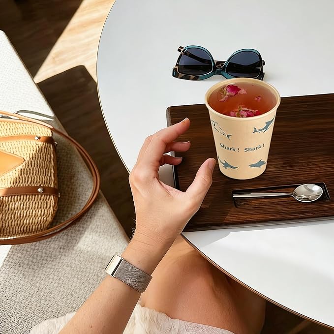 12 OZ 25 Pack Disposable Cups Paper Coffee Cups - Image 8