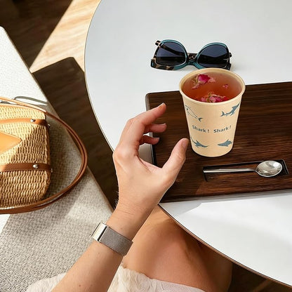 12 OZ 25 Pack Disposable Cups Paper Coffee Cups - Image 8