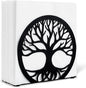 Napkin Holder for Table, Standing Napkin Dispenser Outdoor Farmhouse Black Cocktail Napkin Holders for Kitchen Coffee Shop Dining Room (4.7"x 1.6"x 4")