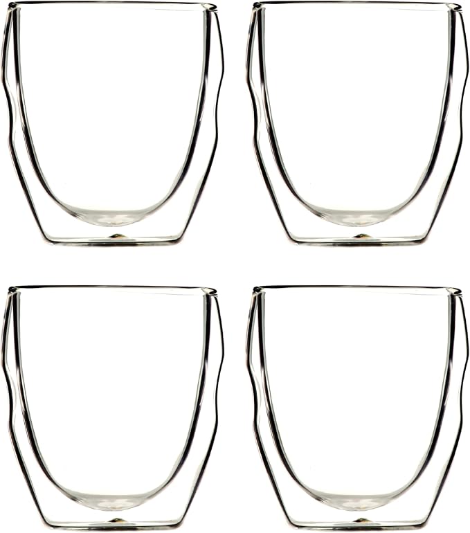 Ozeri Moderna Artisan Series Double Wall 8 oz Beverage Glasses - Image 10