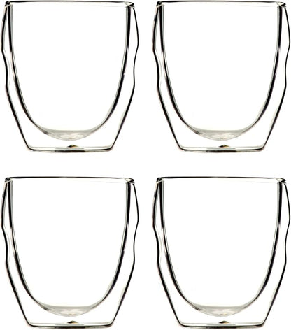 Ozeri Moderna Artisan Series Double Wall 8 oz Beverage Glasses - Image 10