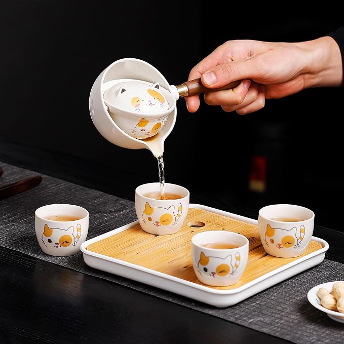 Chinese Tea Set Gongfu Tea set, Portable Teapot Set - Image 2