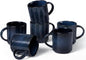 E-far 12 oz Coffee Mugs Set of 6, Stoneware Coffee Cups by E-far