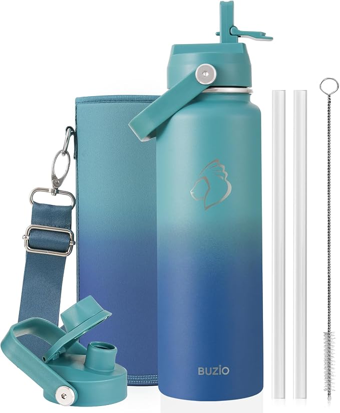 BUZIO 24 oz Insulated Stainless Steel Water Bottle by BUZIO