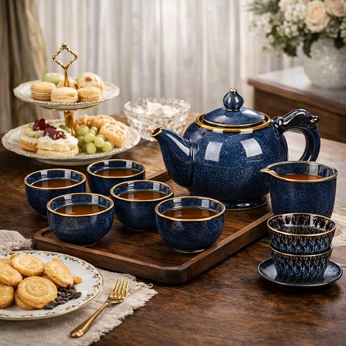 9-Piece Chinese Tea Set, Gongfu Tea Sets - Image 2