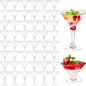50 Pack 5 oz Plastic Martini Glasses by Alaeseje