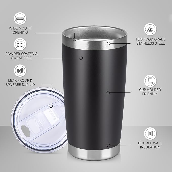 20 oz Tumbler Stainless Steel Tumblers Bulk - Image 2