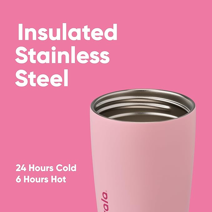 Owala SmoothSip Slider Insulated Stainless Steel Coffee Tumbler, Reusable Cup - Image 4