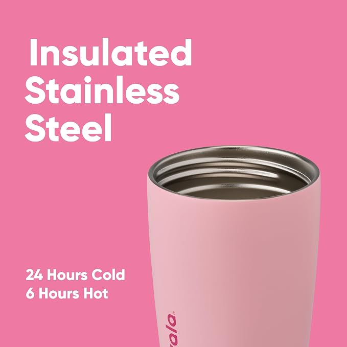 Owala SmoothSip Slider Insulated Stainless Steel Coffee Tumbler, Reusable Iced - Image 4