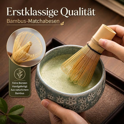 Buucup Blue Matcha Set, Ceramic Bowl Kit - Image 4