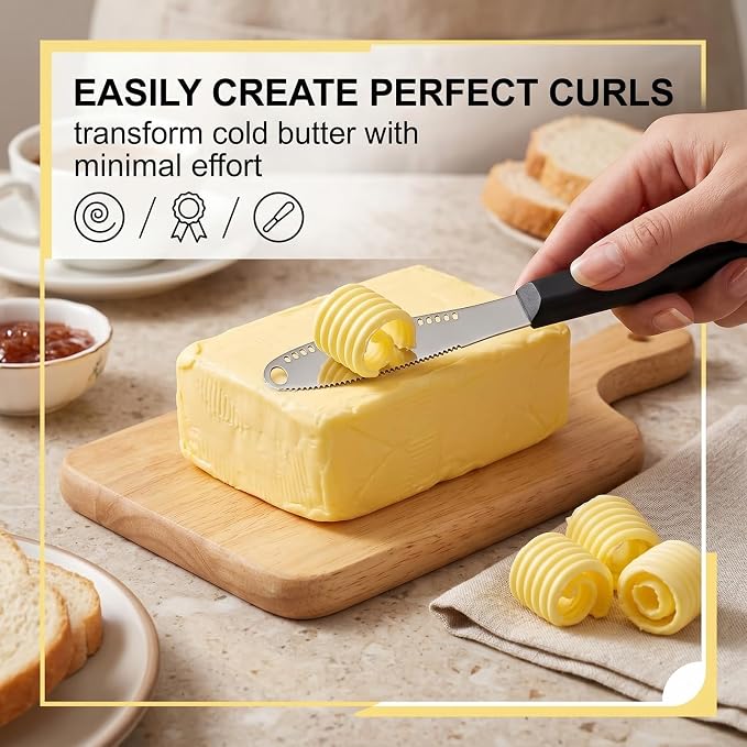 2 Pcs Butter Knife For Hard Butter, Butter Spreader, Butter Cutter, Butter - Image 6