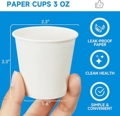 RACETOP 3000 Pack 3 oz Paper Cups - Image 2