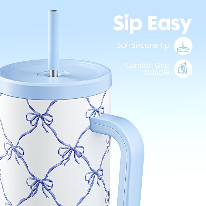 Meoky Glow in the Dark Tumbler: 40 oz Tumbler - Image 5