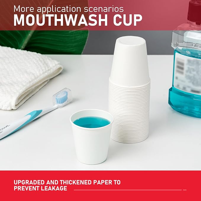 600 Pack 3 oz Disposable Paper Cups - Image 2