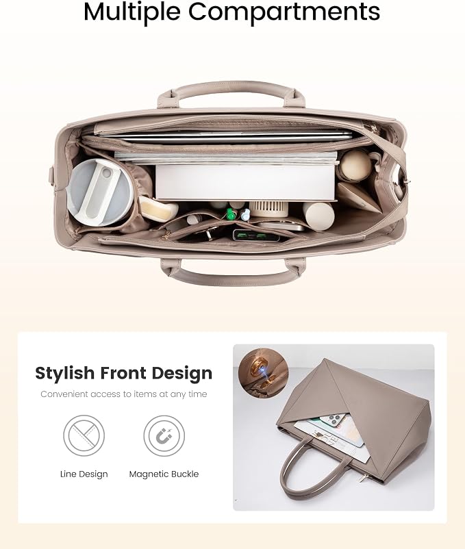 LOVEVOOK Laptop Work Tote Bag for Women - Image 6
