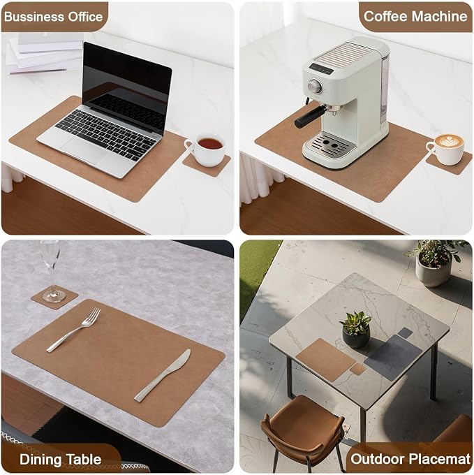 Vinyl Placemats Set of 6, Dual Sided Place Mats - Image 6